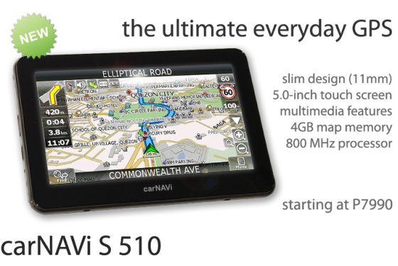 carNAVi S510 GPS NAvigation